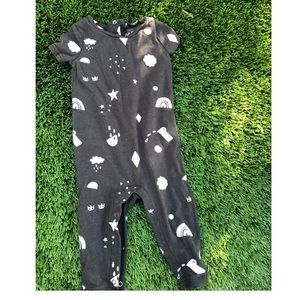 Unisex boy or girl one piece romper